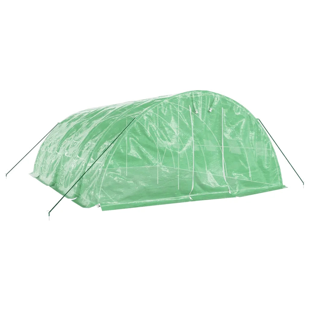 Serra con Telaio in Acciaio Verde 30 mÂ² 6x5x2,3 mcod mxl 100704
