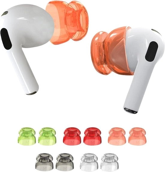 5 Paia di Auricolari di Ricambio per Generazioni 1/2/3 di AirPods Attacchi in Gomma Compatibili con AirPods Pro 2 Auricolari Soft Accessori