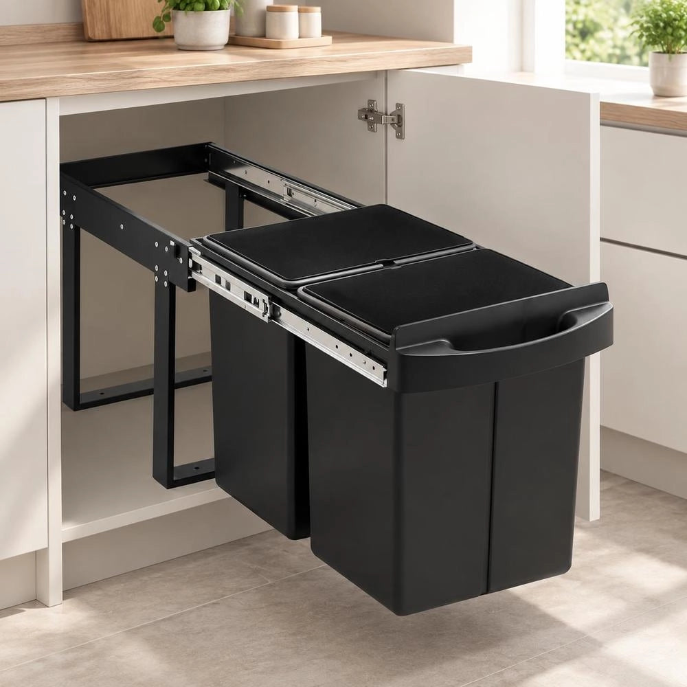 Soft-Close Waste Bin 48 L