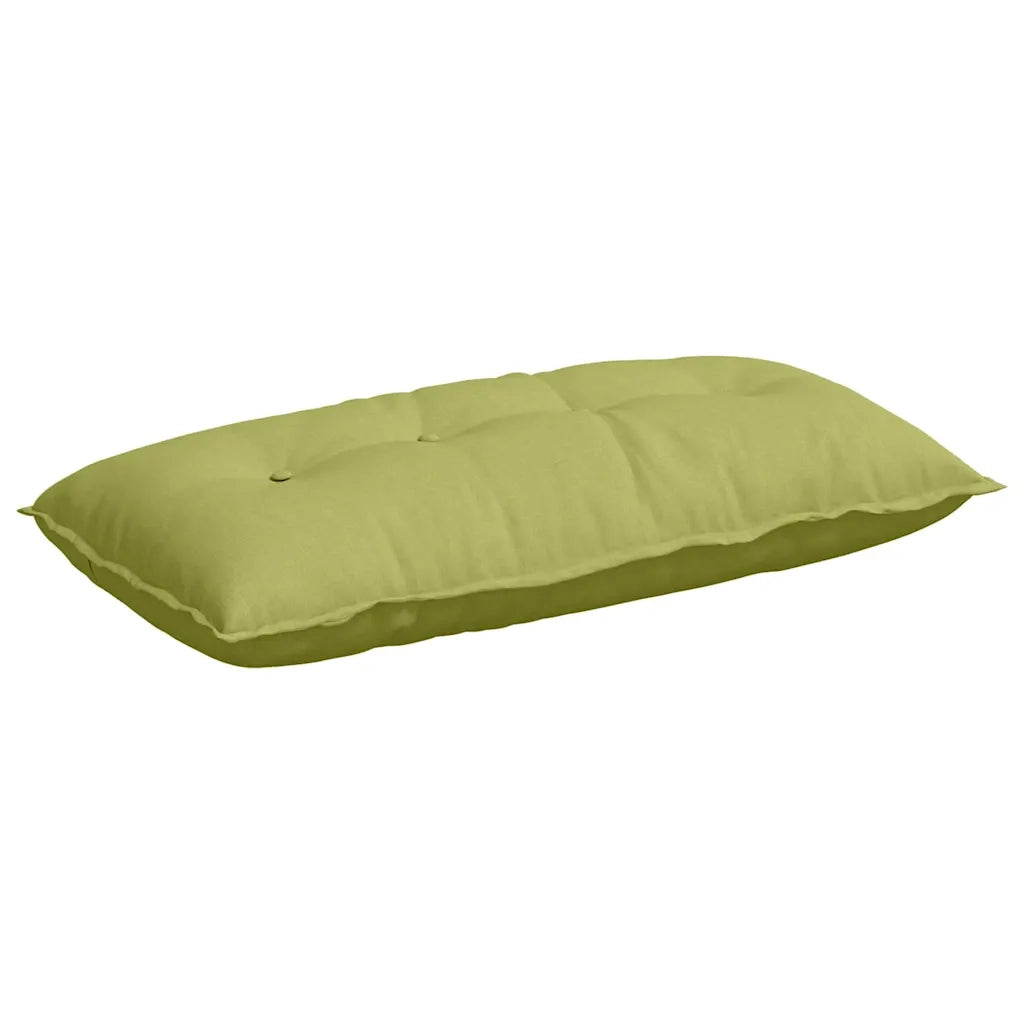 Cuscino per Schiena | Cuscino dorsale Verde chiaro 100 x 19 x 50 cm Tessuto