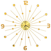 Orologio da Parete in Metallo 70 cm Dorato CFW2945081
