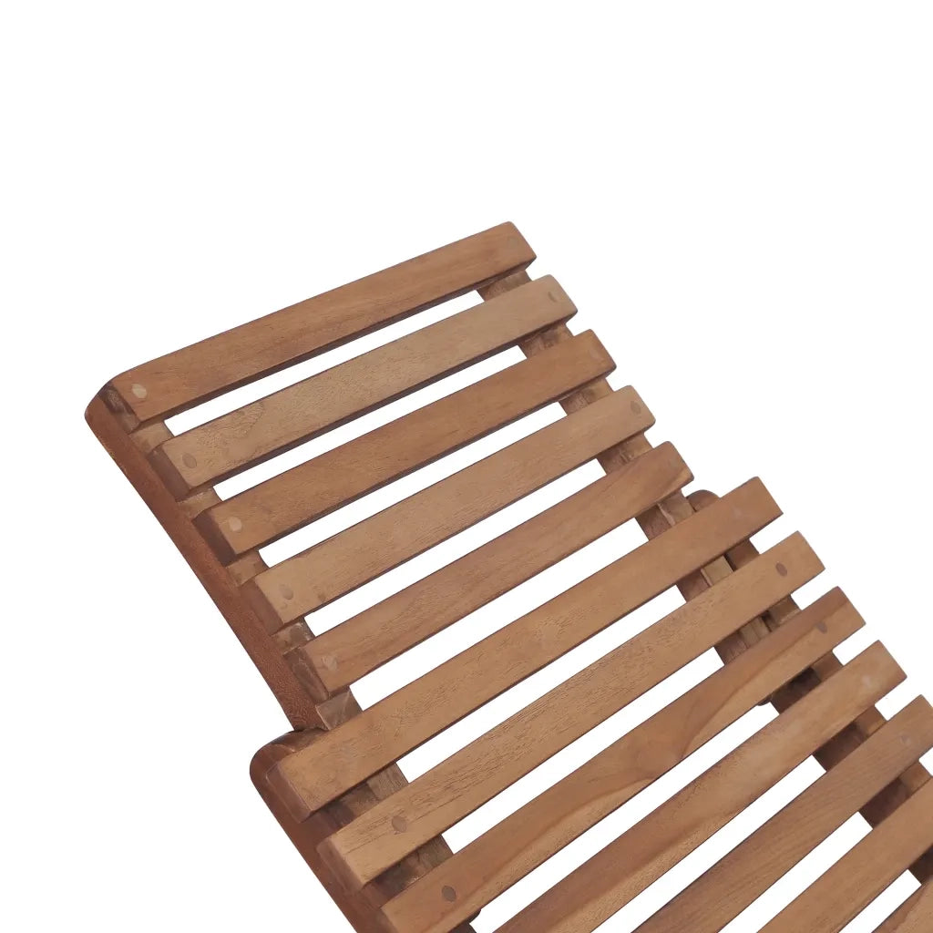 Lettino Prendisole Pieghevole in Massello di Teak cod mxl 8667