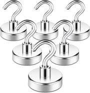 Hanger magnetici, 35 kg, base in CNC lavorata, ideali per griglia, asciugamano, cucina, porta, chiave, casa, ufficio, frigoriferi, BBQ-schegge