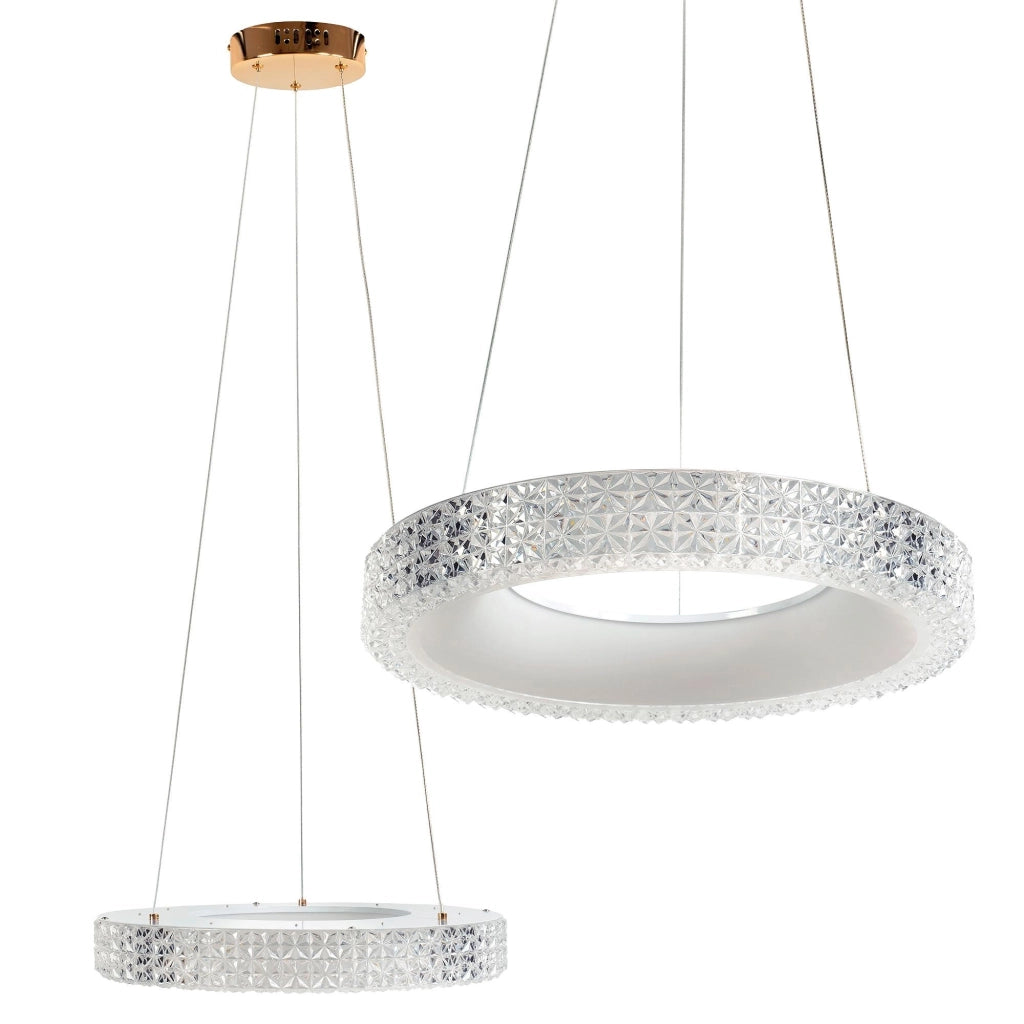 Lampada Led Ms001-cp Rose Gold 40cm