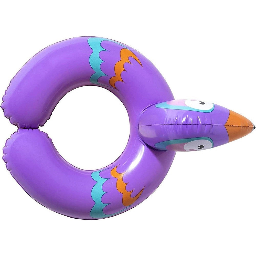 Trade Shop - Ciambella Salvagente Gonfiabile Bambini Con Testa Animali Safari Assortiti 36112 -