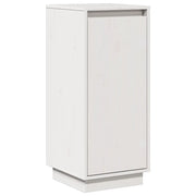 Credenza-Buffet-Armadio da cucina Bianca 31,5x34x75 cm in Legno Massello di Pino
