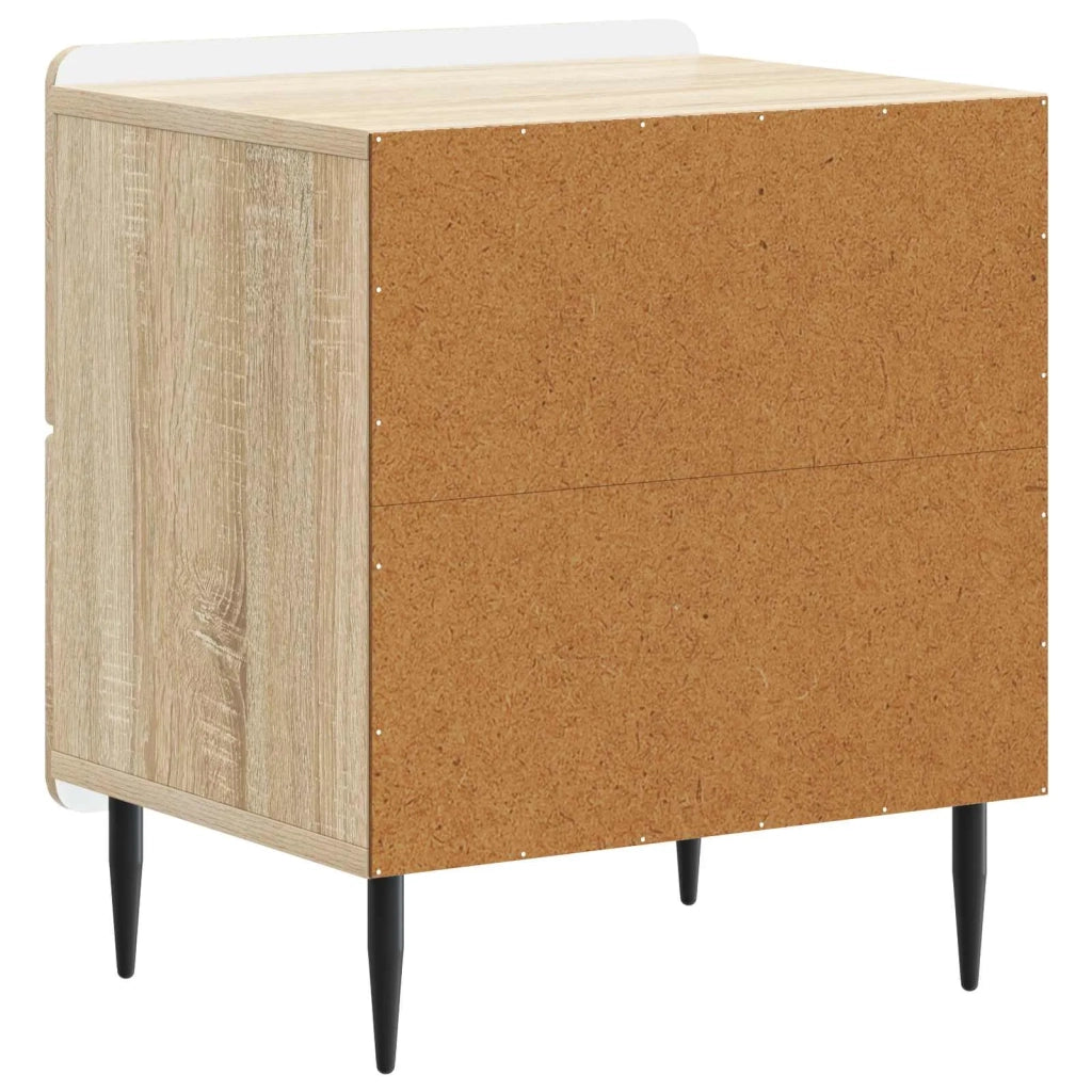 Armadio da Notte con cassetto Rovere Sonoma 43 x 34,5 x 49,5 cm 894299