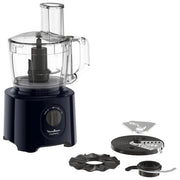 Moulinex FP242810 robot da cucina 800 W 2,4 L Nero, Trasparente