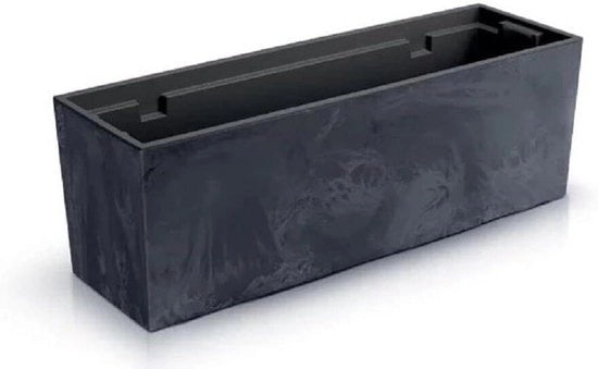Pianta in Cemento con Dimensioni del Contenitore (mm) 580 x 180 x 195 Anthracite