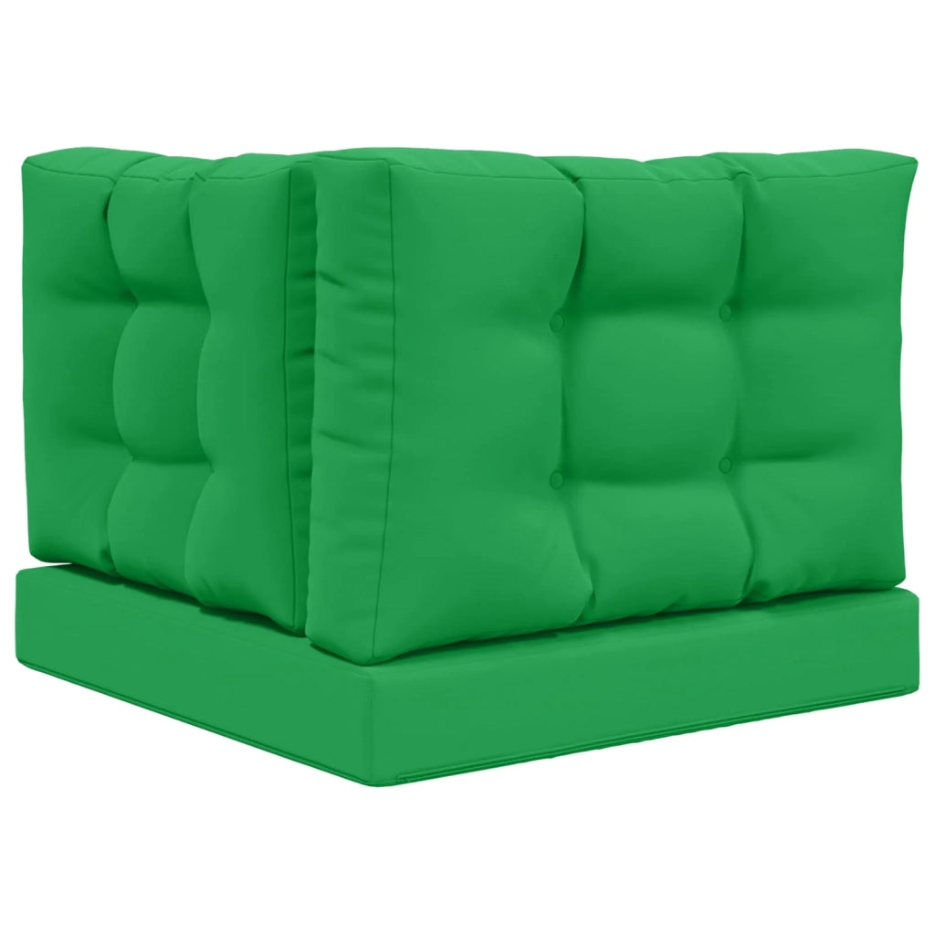 Cuscino per divano da esterno 3 pz | Cuscini per sedie Verde Poliestere