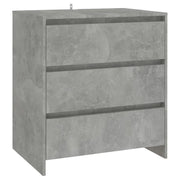 Credenza | Madia | Buffet da pranzo | Armadio da pranzo Grigio Cemento 70x41x75 cm in Truciolato