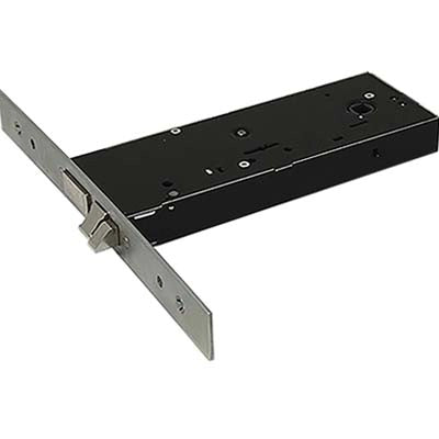 SERRATURA METALLO INFILARE ELETTRICA 5948 OMEC  B.Q INOX F.MM 25 DM M4+SCR H.MM 64 E.MM 90