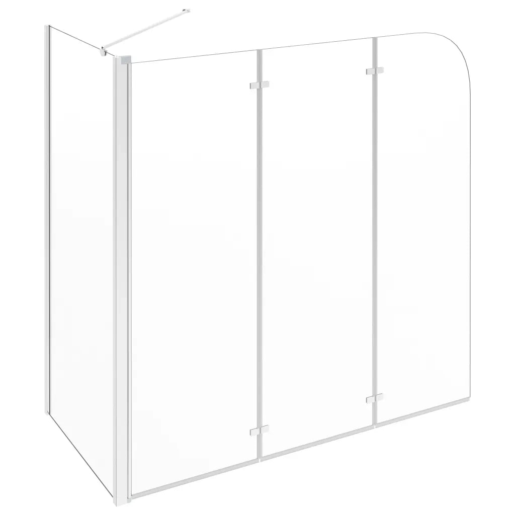 Cabina da Bagno 120x69x130 cm in Vetro Temperato Trasparente 146227
