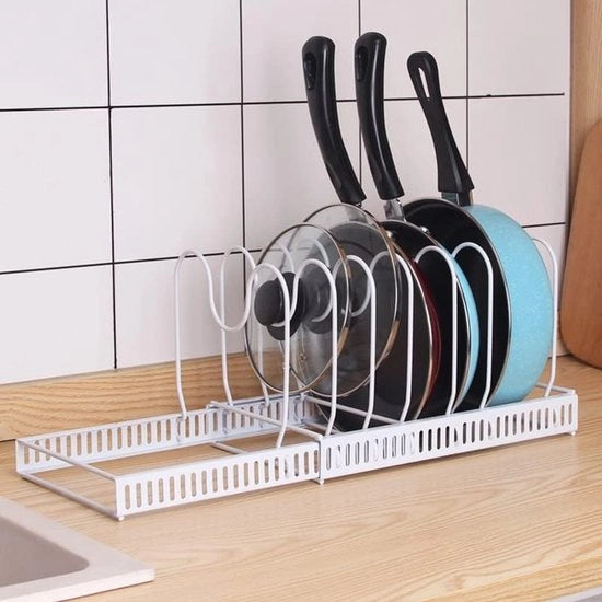Organizzatore di pentole e padelle / rack di organizzazione / Opbergrek