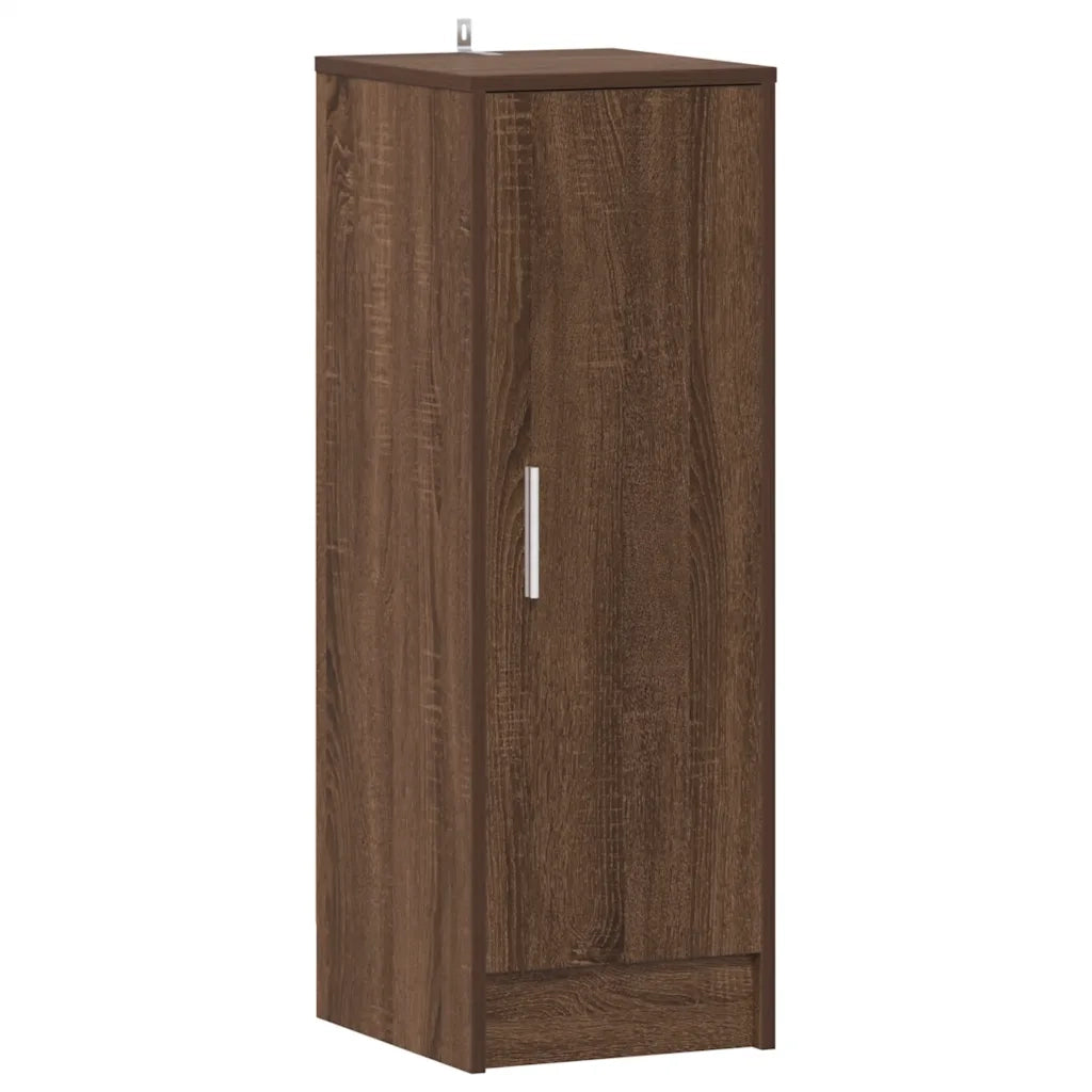 Scarpiera Rovere Marrone 32x35x92 cm in Legno Multistrato 816019