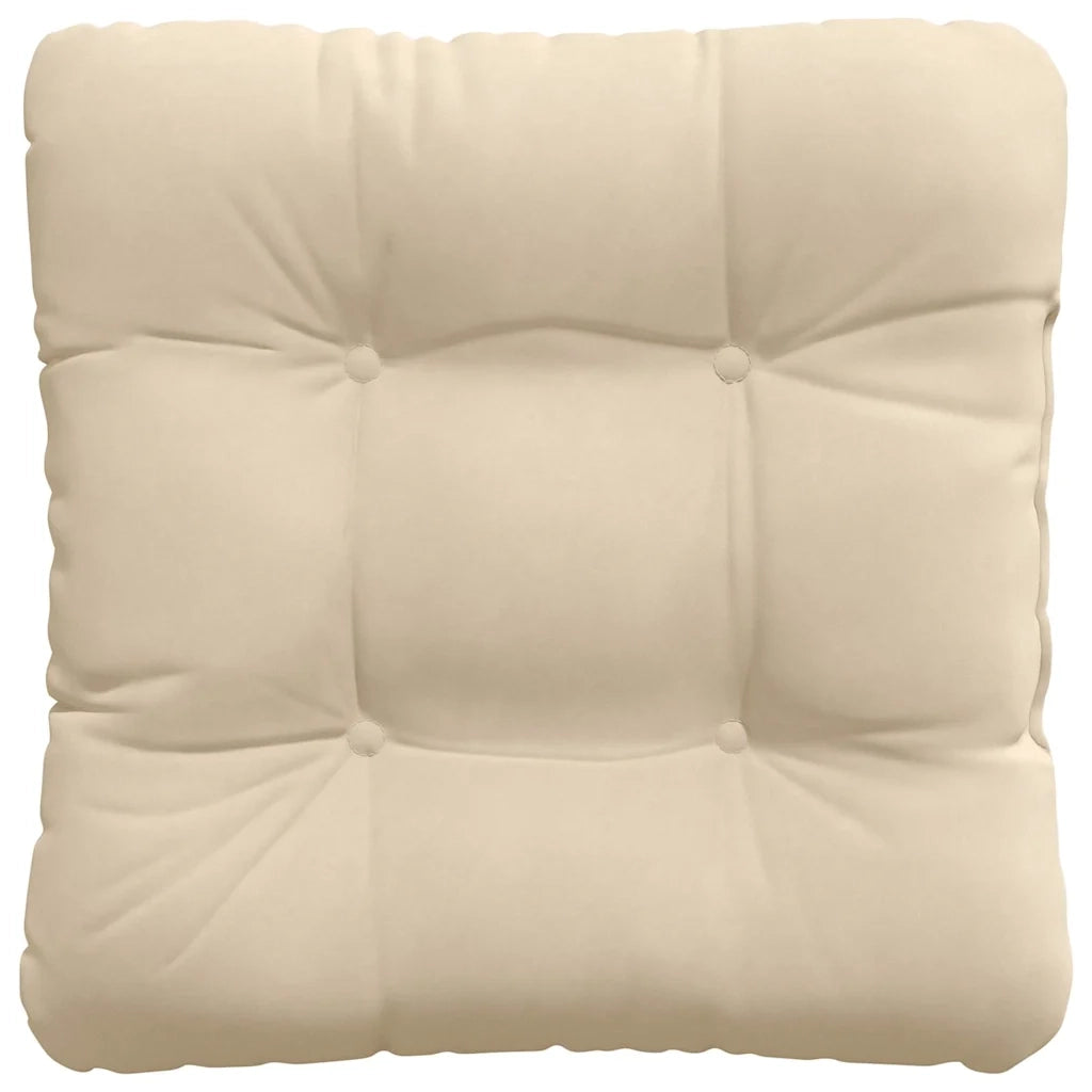 Cuscini per Seduta 4 pz | Cuscini per sedie Crema 40 x 40 cm Tessuto in Microfibra