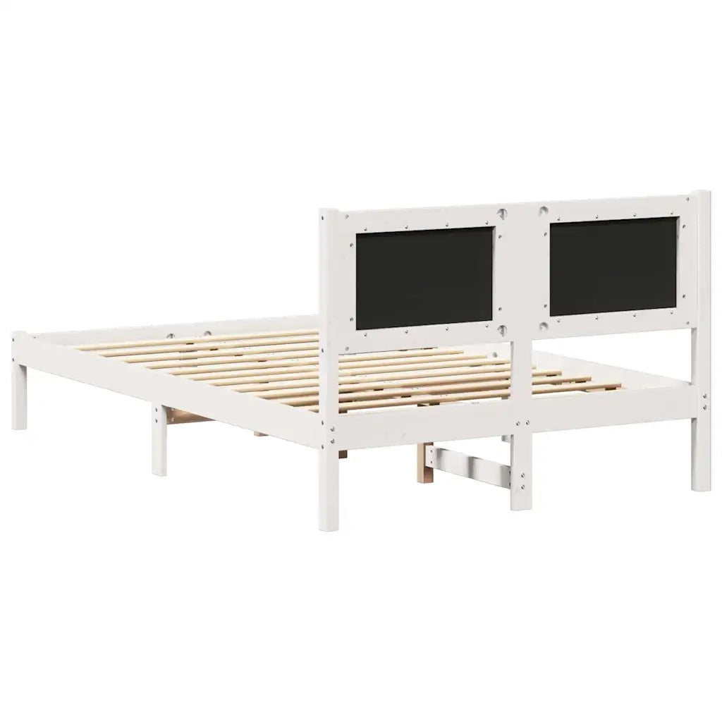 Letto con Testiera Rivestita Grigio chiaro 120 x 200 cm