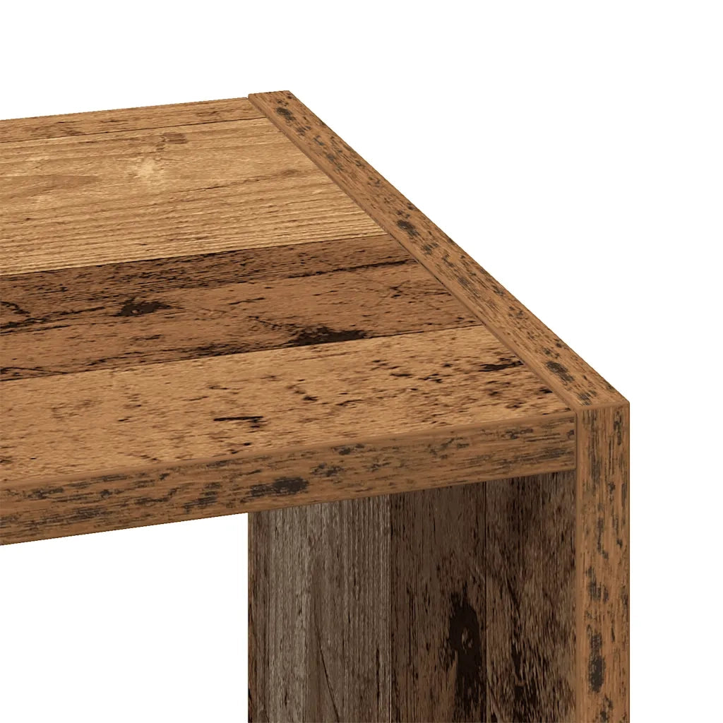 Librerie 2 pz Impilabili Legno Antico 30x30x80 cm in Truciolato 858818