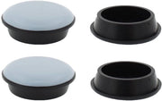 Glider 4x - PTFE Teflon - Attrattori di mobilia - Diametro 30 mm - Antiscivolo - Facile spostamento - Base estremamente liscia