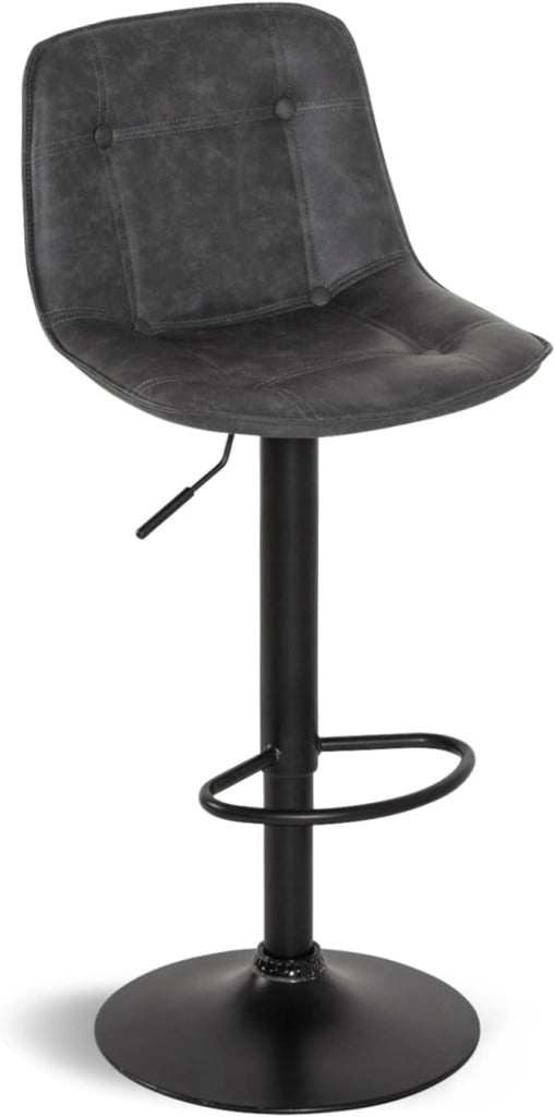 Set di 4 sgabelli da bar DENVER grigio vintage