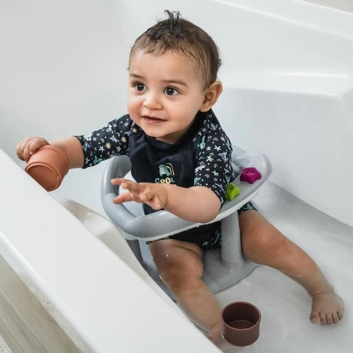 Anello da bagno THERMOBABY Aquababy - Fiore blu