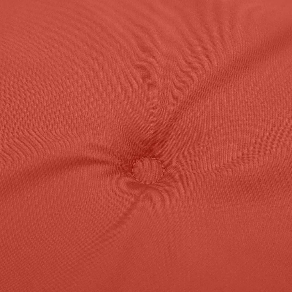 Cuscini Sedia Schiena Alta 6 Rosso MÃ©lange 120x50x4 Tessuto