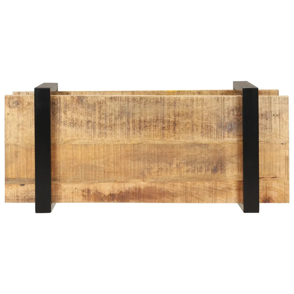 Mobile Porta TV 90x40x40 cm in Legno di Mango Grezzo 320493