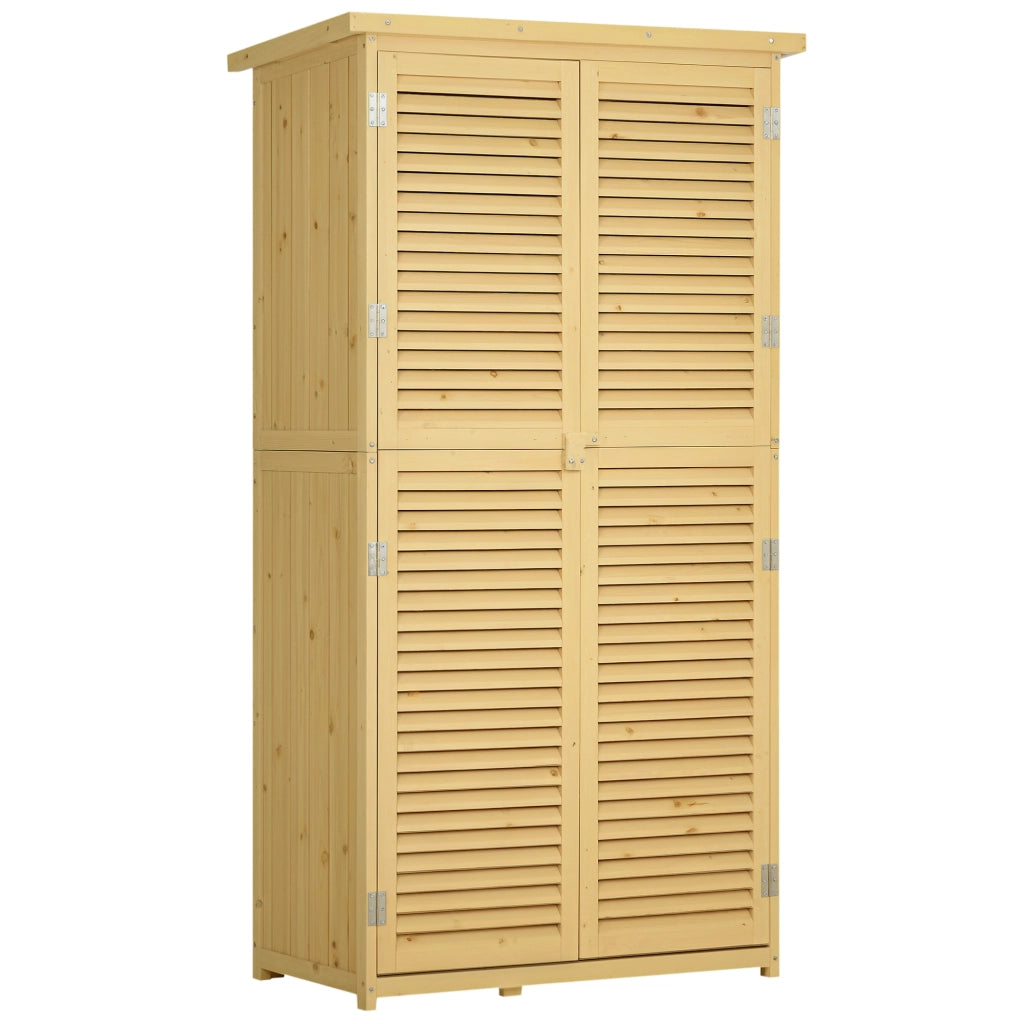 Casetta Attrezzi Giardino in Legno ¨C zephmum ¨C Legno 87x46.5x160cm