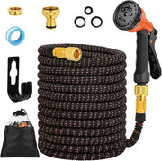 Serpente per giardino flessibile - Slang retrattile - 30 m - Arancione