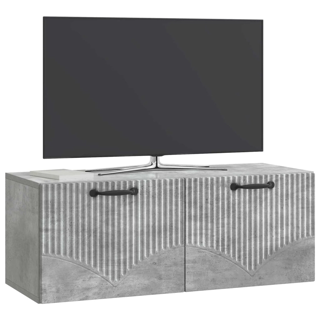 Mobile Porta TV da Muro Grigio Cemento 78,5 x 31 x 30 cm 899058