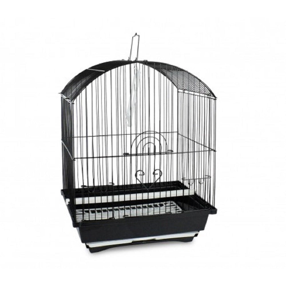 Trade Shop - Gabbia Per Uccelli 43.5 X 28.5 X 22 Cm Di Piccole Dimensioni Mangiatoie Incluse -