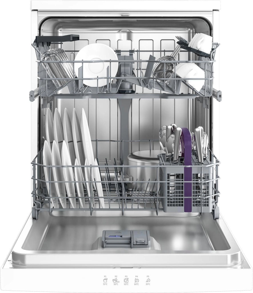 Beko b300 Lavastoviglie a libera installazione 60 cm, Classe D, 45dBA, 14 coperti, 5 programmi