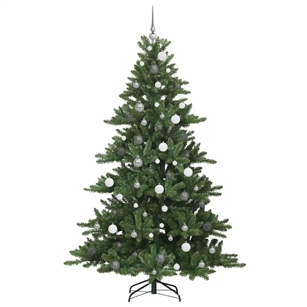 Albero di Natale Artificiale con Rami Pieghevoli Verde 210 cm 3397678