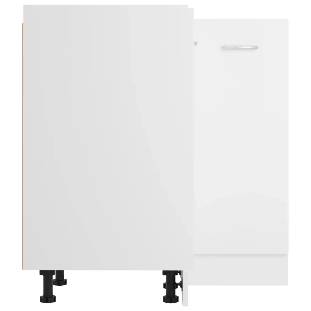 Armadio Angolare “Lyon” Bianco 75,5x75,5x81,5 cm 802489