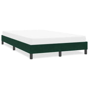 Giroletto senza Materasso Verde Scuro 120x210 cm in Velluto