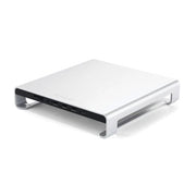 Satechi aluminio Monitor Stand Hub for iMac argento