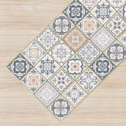 Tappeto passatoia antiscivolo made in Italy diversi modelli 50x340cm - Piastrellebeige