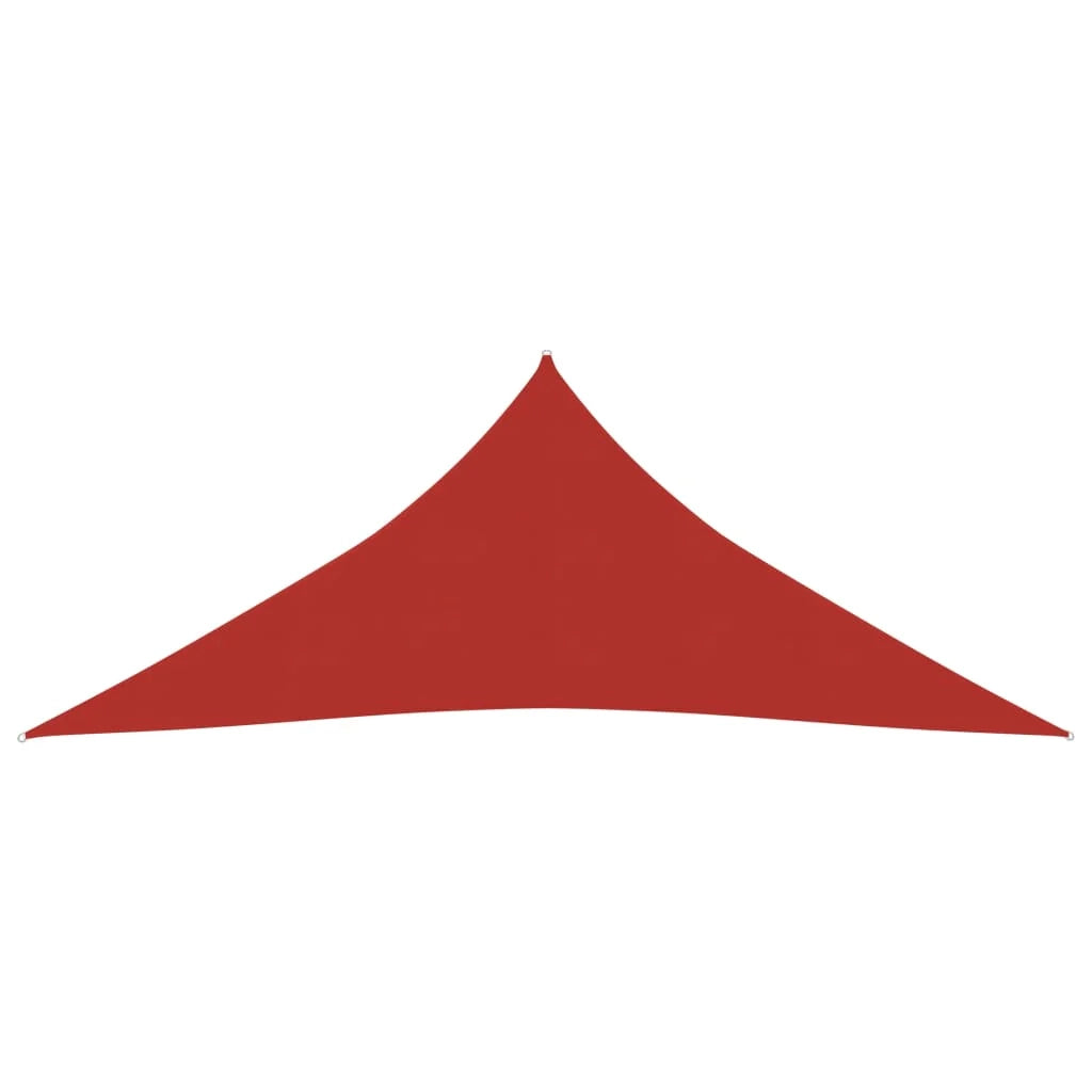 Vela ombreggiante 160 g/m² rossa 4 x 5 x 5 m HDPE 02_0009281