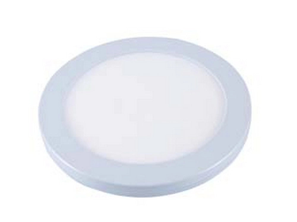 1pz pannello tondo led slim - 18w - 1800 lm - cm.22,5x20h. - colore bianco  cod:ferx.fer408011