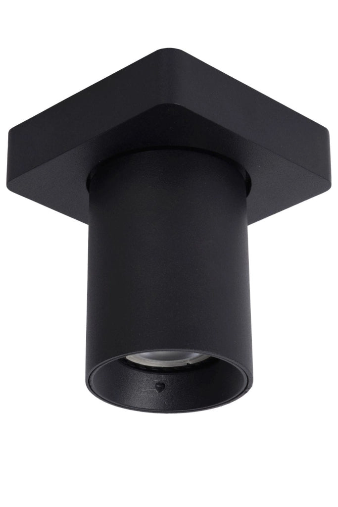 Spot soffitto Lucide Nigel quadrato GU10 5W 2200K nero