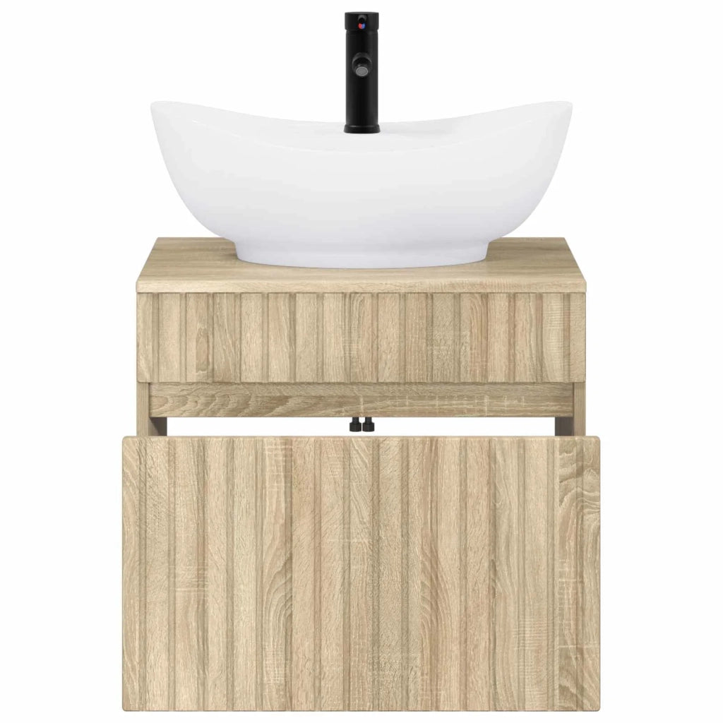 Set di mobili per il bagno Rovere Sonoma Legno ingegnerizzato 3404312