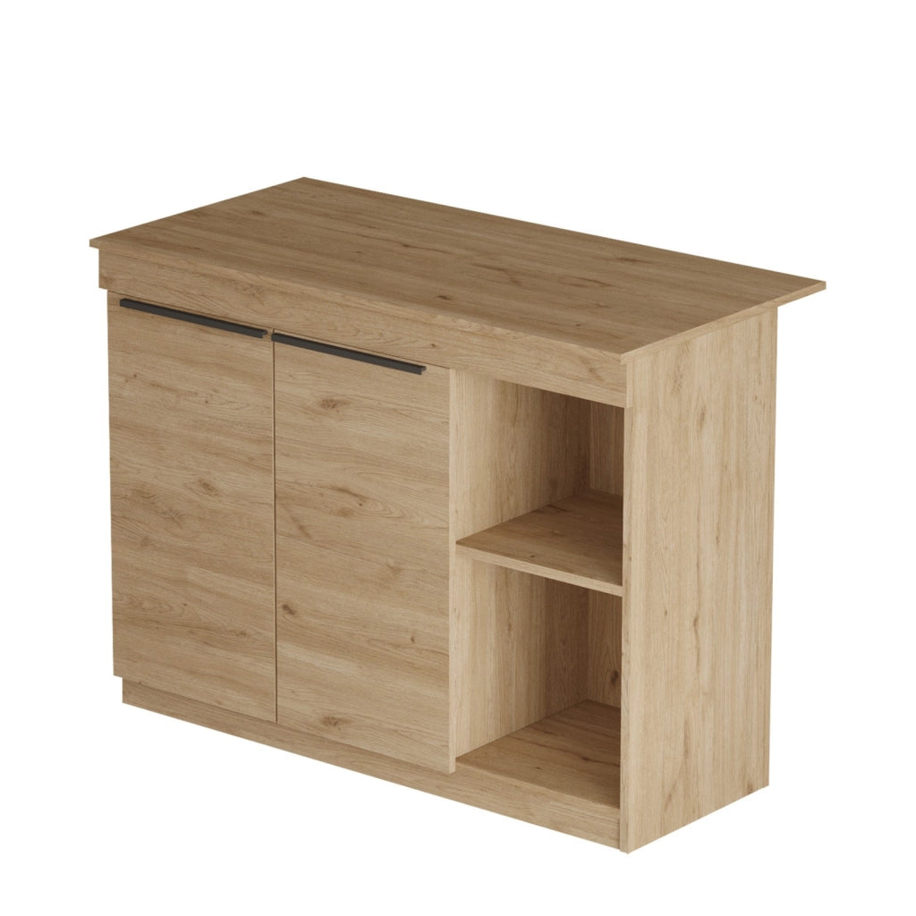 Tavolo da cucina in legno "Siven" - 120 x 60 x 88 cm - Marrone