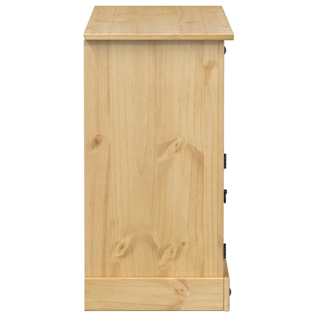Credenza-Buffet-Armadio da cucina Corona 112x40x75 cm in Legno Massello di Pino