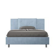 Letto Matrimoniale Francese 140x190 cm Senza Rete Appia Azzurro