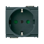 16209 Presa Sicury 2P+T 16 a 250 V Grigio Idea