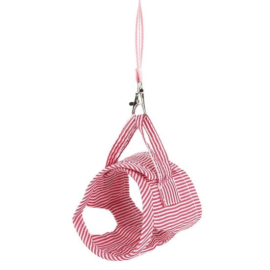 Vestimento per Animali da Compagnia - Adattabile - Cintura per Cavi, Scimmie e Gatti - Taglia S - Rosso - Adatto per Furetti, Lepri e Conigli - Cinturino per Animali da Compagnia