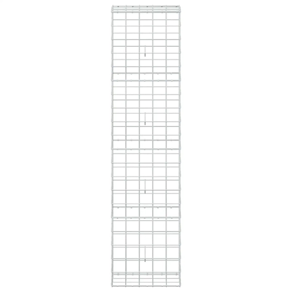 Gabione con Filo da 3,5 mm e Rete da 10x10 cm 50x30x200 cm 3463243