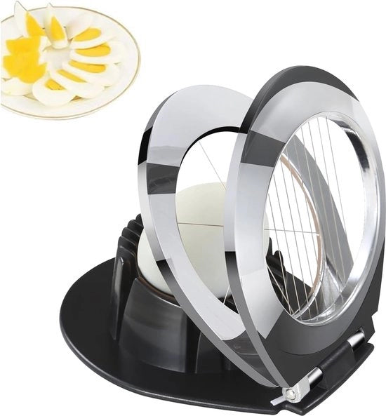 Taglierino per uova in acciaio inossidabile 2-in-1 - Pratico e Resistente al Lavastoviglie Accessorio da Cucina