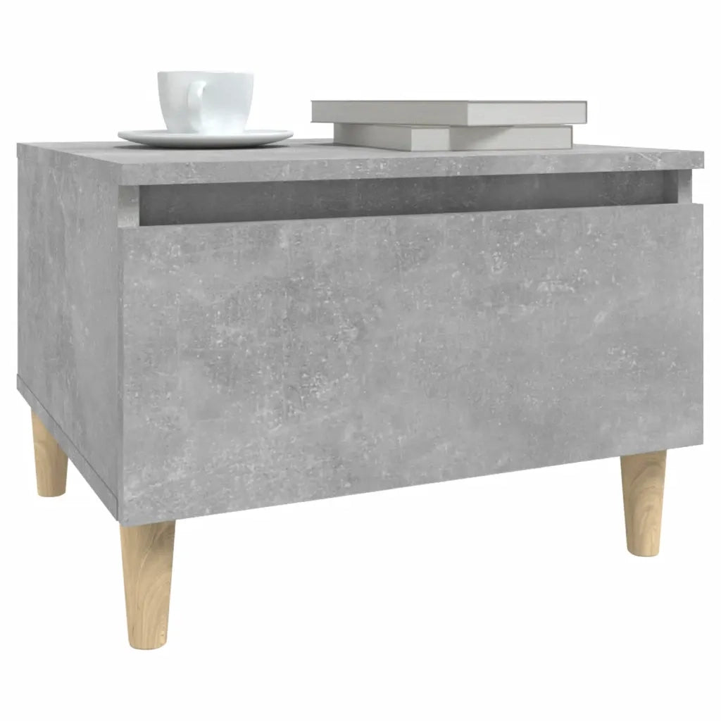 Tavolini 2pz Grigio Cemento 50x46x35 cm in Legno Multistrato 819509