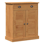 Mobiletto portaoggetti da bagno con 2 ripiani 68 x 34 x 80 cm stile contemporaneo legno di mango marrone 02_0057909
